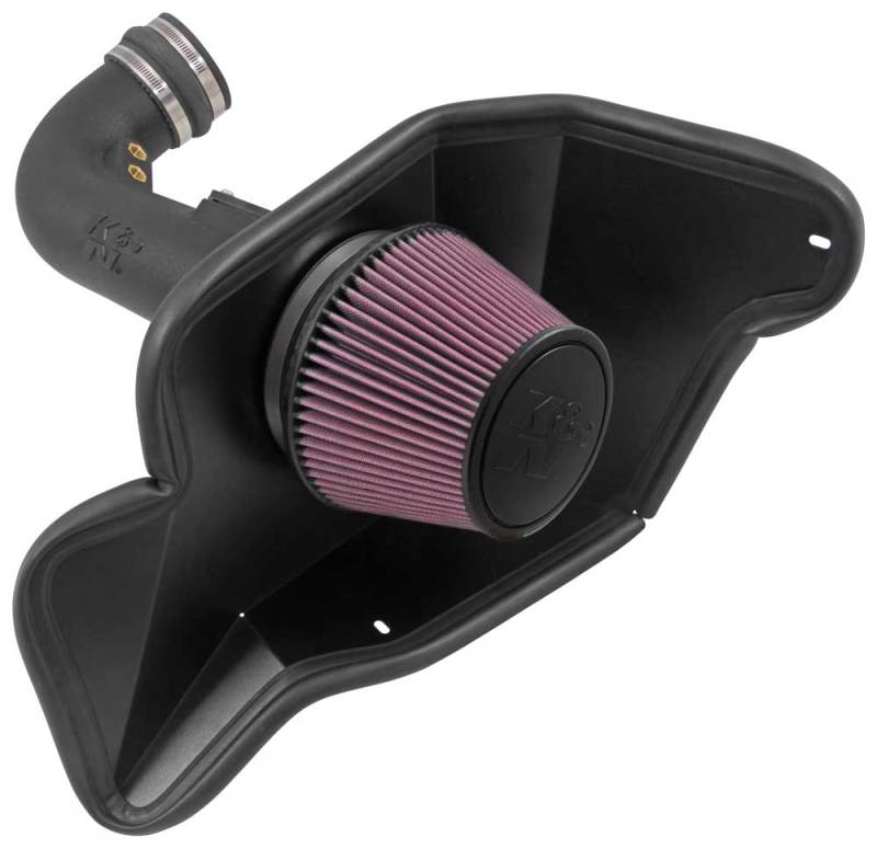 K&N 2015 Ford Mustang GT 5.0L V8 F/I Performance Intake Kit-thumbmail-1