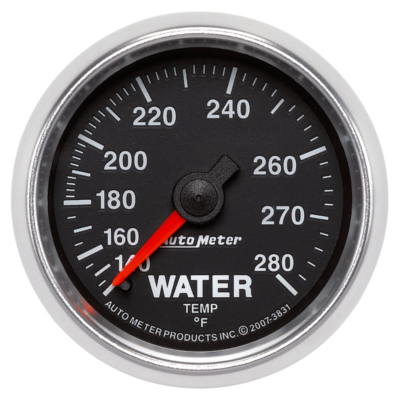 AutoMeter Gauge Water Temp 2-1/16in. 140-280 Deg. F Mechanical Gs-thumbmail-1