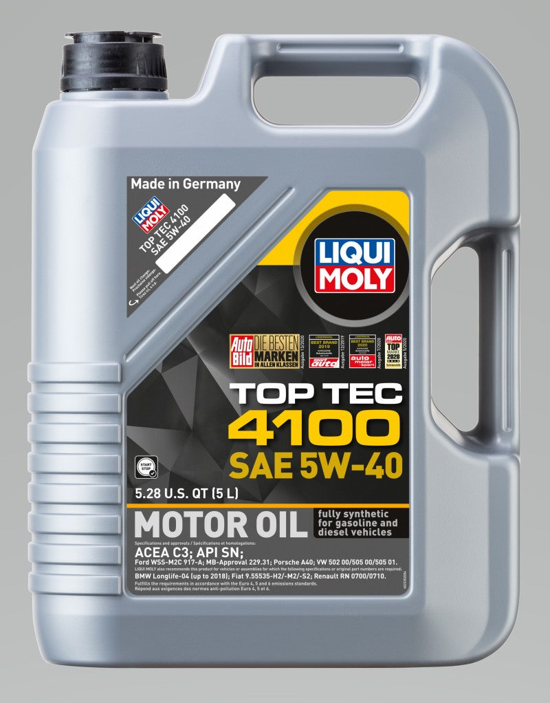 LIQUI MOLY 5L Top Tec 4100 Motor Oil 5W40-thumbmail-2