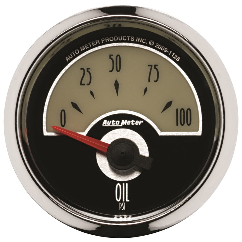 Autometer Cruiser Electric Oil Pressure 2 1/16in 100 PSI Gauge-thumbmail-1