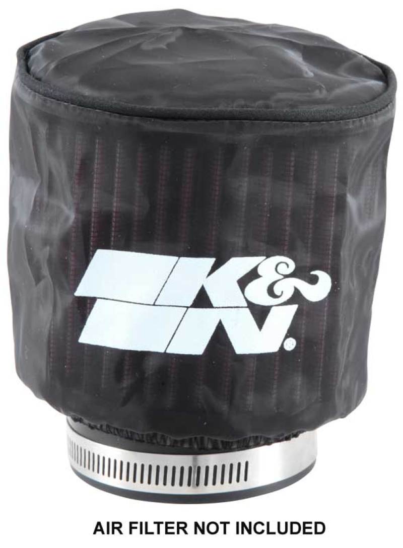 K&N Black DryCharger Round Straight Air Filter Wrap 4.5in ID x 4in H-thumbmail-4