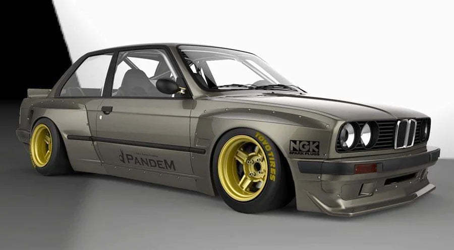 GReddy BMW E30 Pandem Wide Body Side Skirts