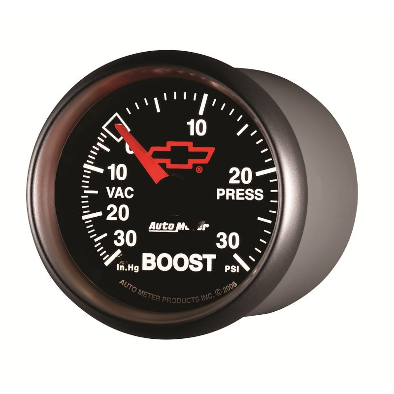 Autometer Sport-Comp II GM 52mm 30 PSI Mechanical Boost Vacumm Gauge-thumbmail-3