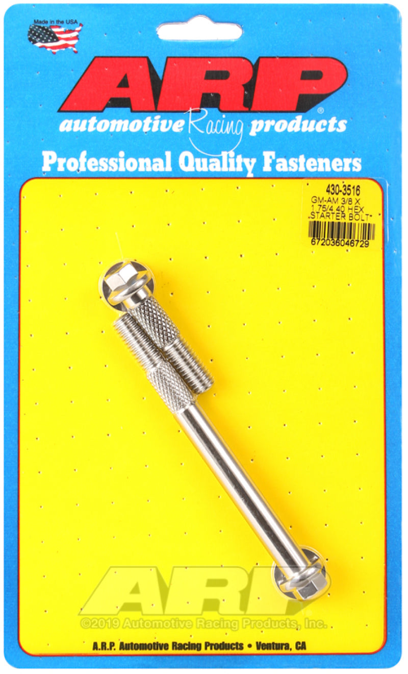 ARP GM 3/8 X 1.750/4.400 Hex SS Starter Bolt Kit-thumbmail-1