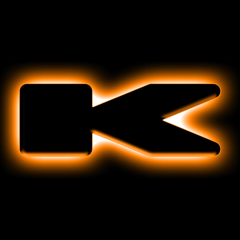 ORACLE Lighting Universal Illuminated LED Letter Badges - Matte Black Surface Finish - K-thumbmail-1