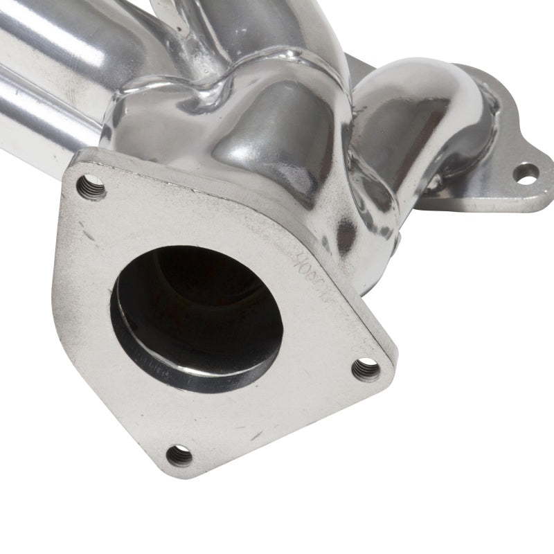BBK 99-04 GM Truck SUV 4.8 5.3 Shorty Tuned Length Exhaust Headers - 1-3/4 Silver Ceramic-thumbmail-9