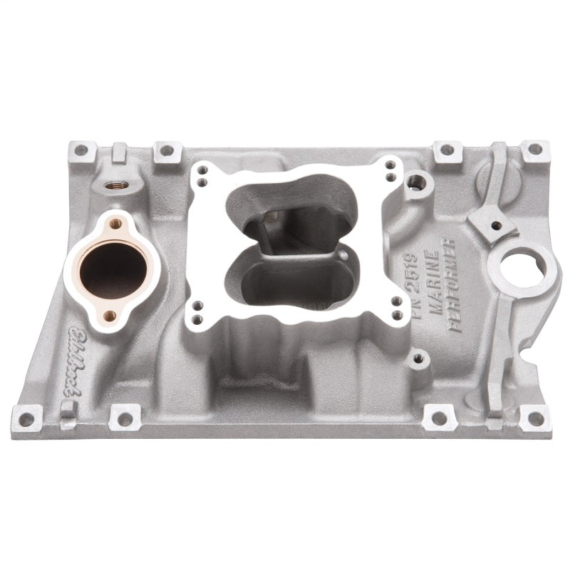 Edelbrock 96-17 Chevy 4.3 V6 Vortec Marine Engine Performer Series Intake Manifold w/8 Bolts-thumbmail-2