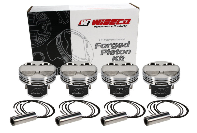 Wiseco Honda F20C/F22C S2000 +7cc Dome 11:1 CR Piston Kit - Set of 4-thumbmail-2