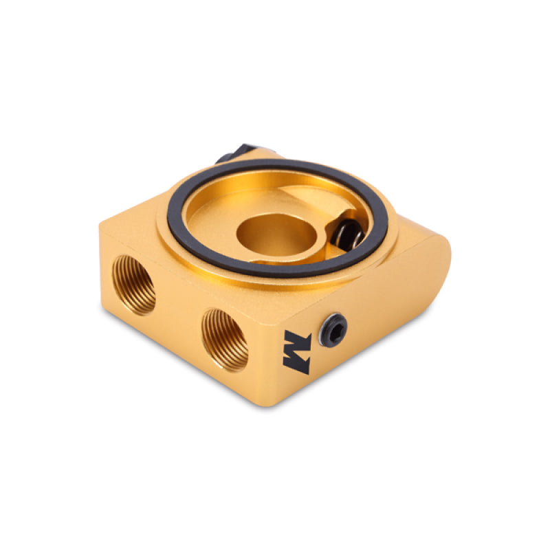 Mishimoto M22 x 1.5 Oil Sandwich Plate w/ Rear-Mounted Thermostat-thumbmail-5