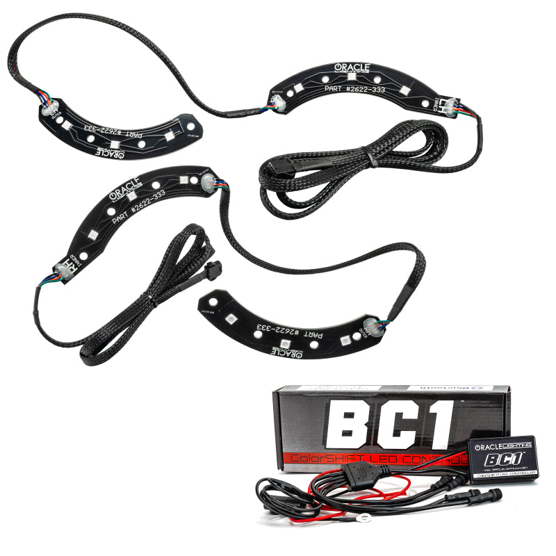 Oracle 14-15 Chevy Camaro RS Headlight DRL Upgrade Kit - ColorSHIFT w/ BC1 Controller-thumbmail-1