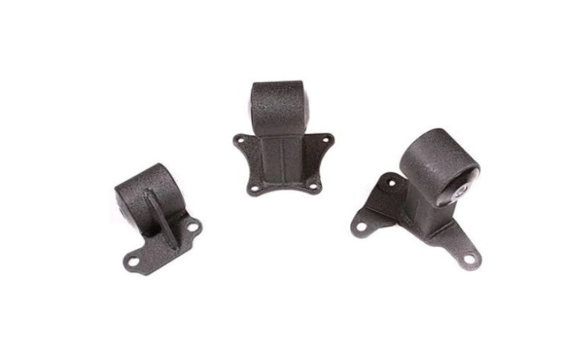 Innovative 94-97 Accord H/F Series Black Steel Mounts 95A Bushings (EX Chassis H22/F22A)-thumbmail-1