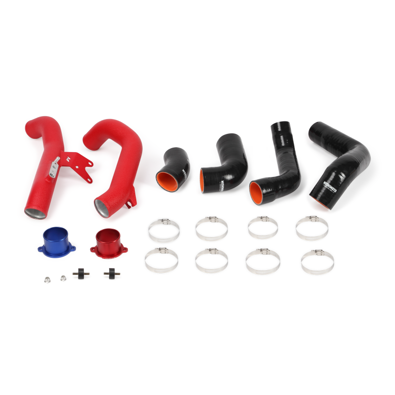Mishimoto 2016+ Honda Civic 1.5T/Si Performance Intercooler Pipe Kit- Wrinkle Red-thumbmail-2