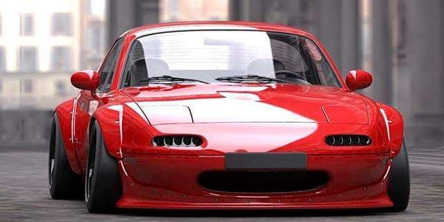 GReddy 89-97 Mazda Miata (NA) Pandem Rocket Bunny Wide Body Rear Over-Fenders-thumbmail-2