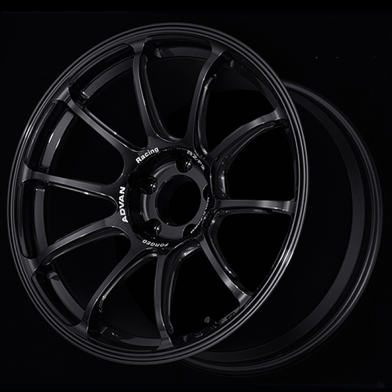 Advan RZ-F2 18x8 +44 5-114.3 Racing Titanium Black Wheel-thumbmail-1