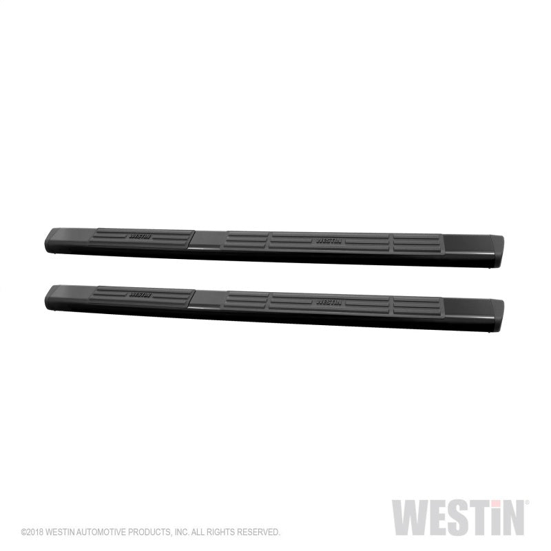 Westin Premier 6 in Oval Side Bar - Mild Steel 75 in - Black-thumbmail-8
