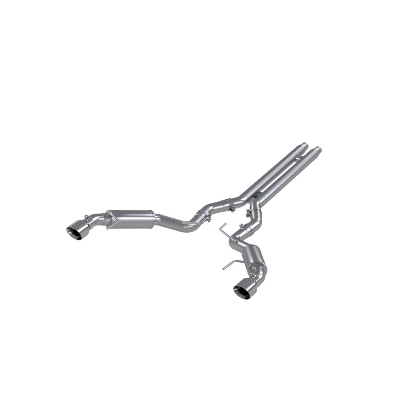 MBRP 15-17 Ford Mustang GT 5.0 3in Cat Back Dual Split Rear Race Version 4.5in Tips - Aluminized-thumbmail-2