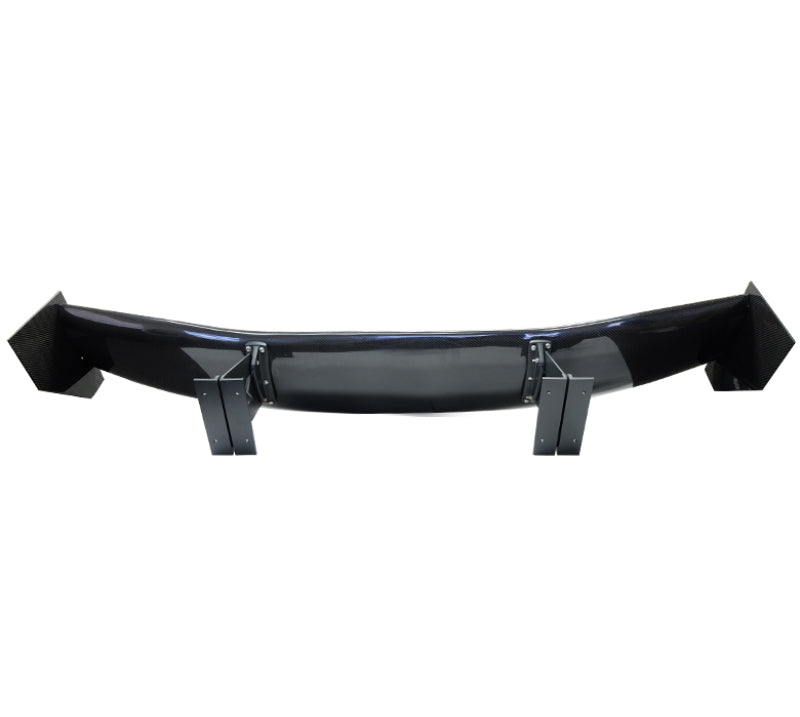 NRG Carbon Fiber Spoiler - Universal (59in.) NRG Logo Large End Plates-thumbmail-2