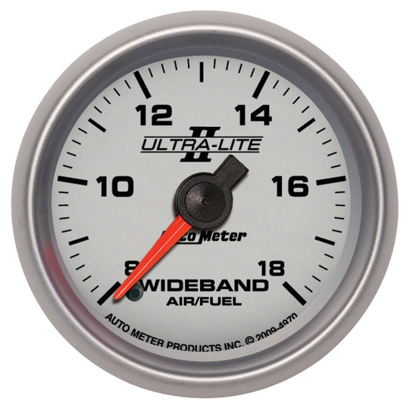 Autometer Ultra-Lite II 2 1/16in 8:1-18:1 AFR Analog Wideband FSE Air/Fuel Ratio Gauge
