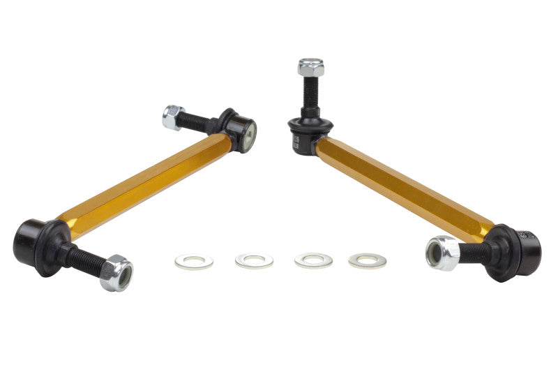 Whiteline 05+ Mustang Coupe 8cyl (Inc Shelby GT/ GT500) Front Swaybar Link Kit H/Duty Adj Steel Ball-thumbmail-2