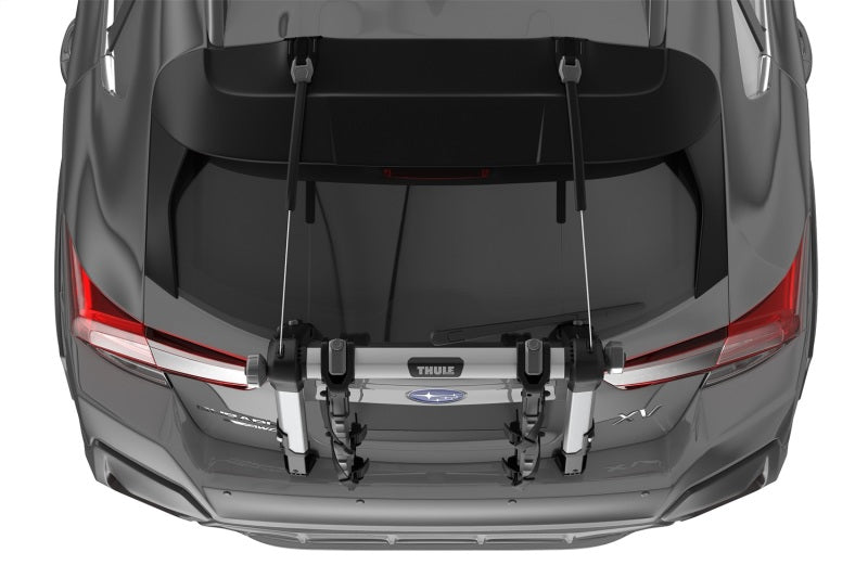 Thule OutWay Hanging-Style Trunk Bike Rack (Up to 2 Bikes) - Silver/Black-thumbmail-4