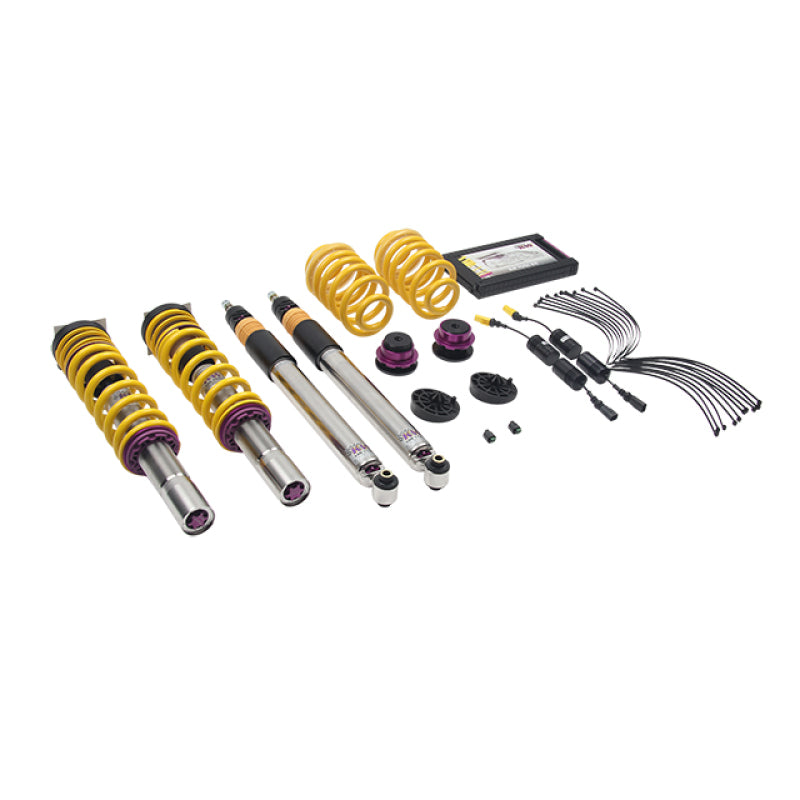 KW Coilover Kit V3 2017+ Audi A4 (B9) Sedan 2wd w/ Electronic Dampers-thumbmail-2