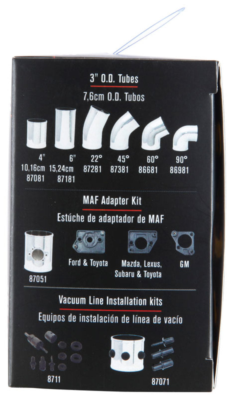 Spectre Universal Pre-Filter Wrap 6.125in. x 9.125in. - Black-thumbmail-5