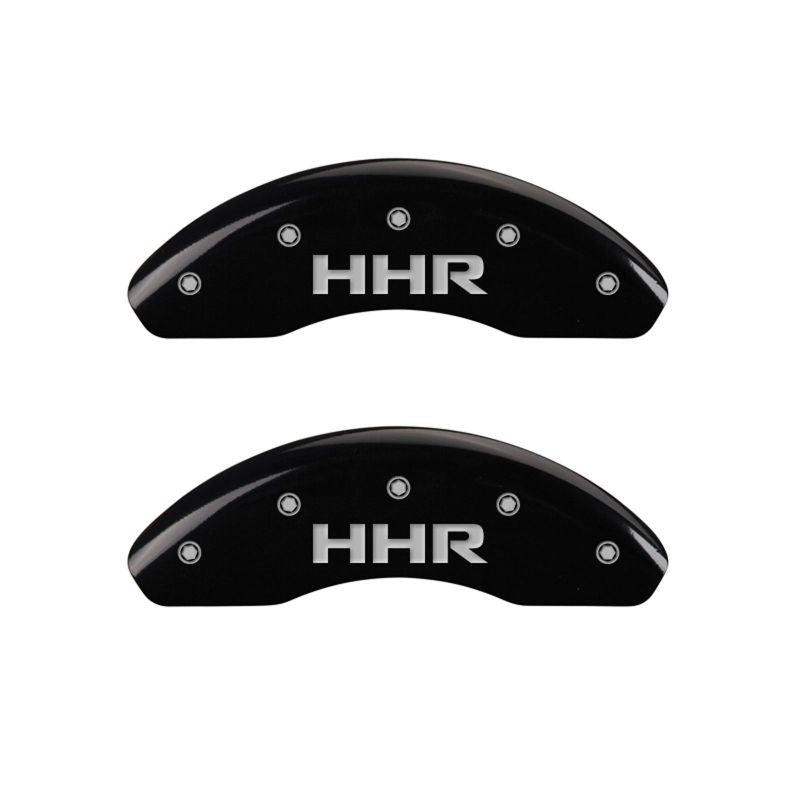 MGP 4 Caliper Covers Engraved Front & Rear HHR Black finish silver ch-thumbmail-2