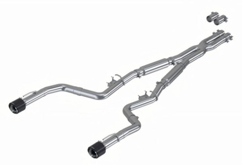 MBRP 17-21 Charger 5.7/6.1/6.4L 3in Dual Rear Exit SS Catback Exhaust w/ Carbon Fiber Tips-thumbmail-5