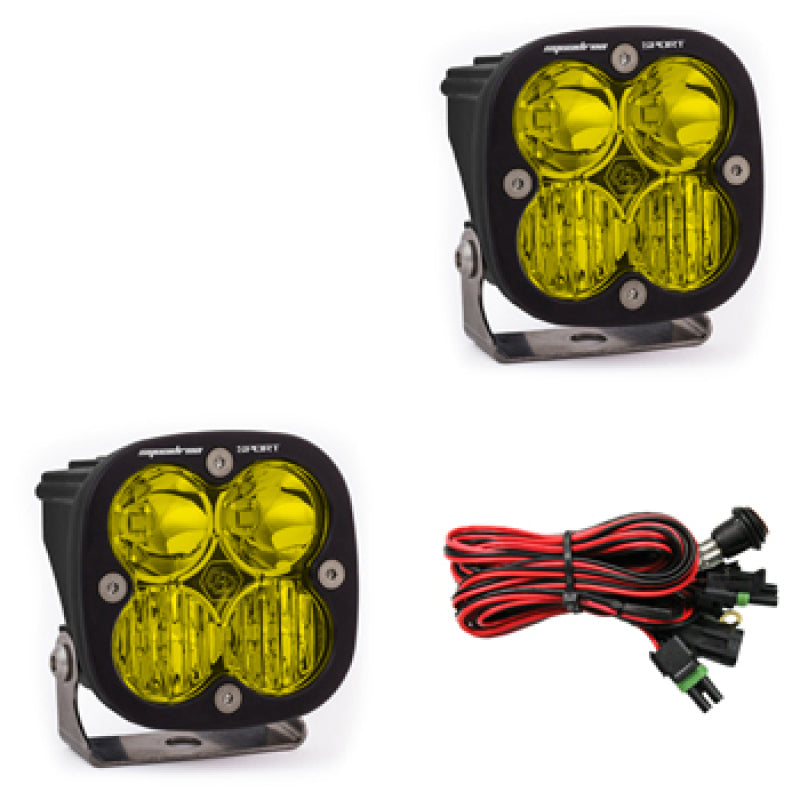 Baja Designs Squadron Sport Driving/Combo Pair LED Light Pods - Amber-thumbmail-1