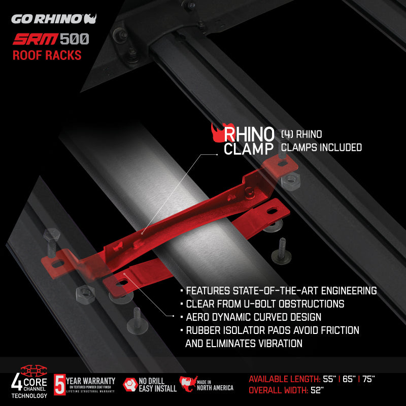 Go Rhino SRM 500 Roof Rack - 65in-thumbmail-2
