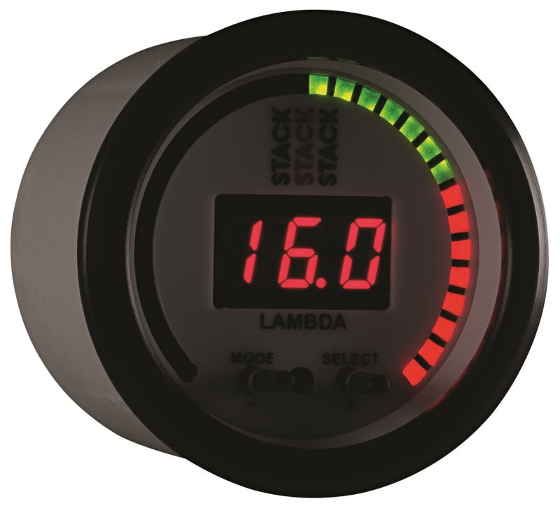 Autometer Stack 52mm Pro-Control Wideband Air/Fuel Ratio (Lambda) Gauge - White-thumbmail-2