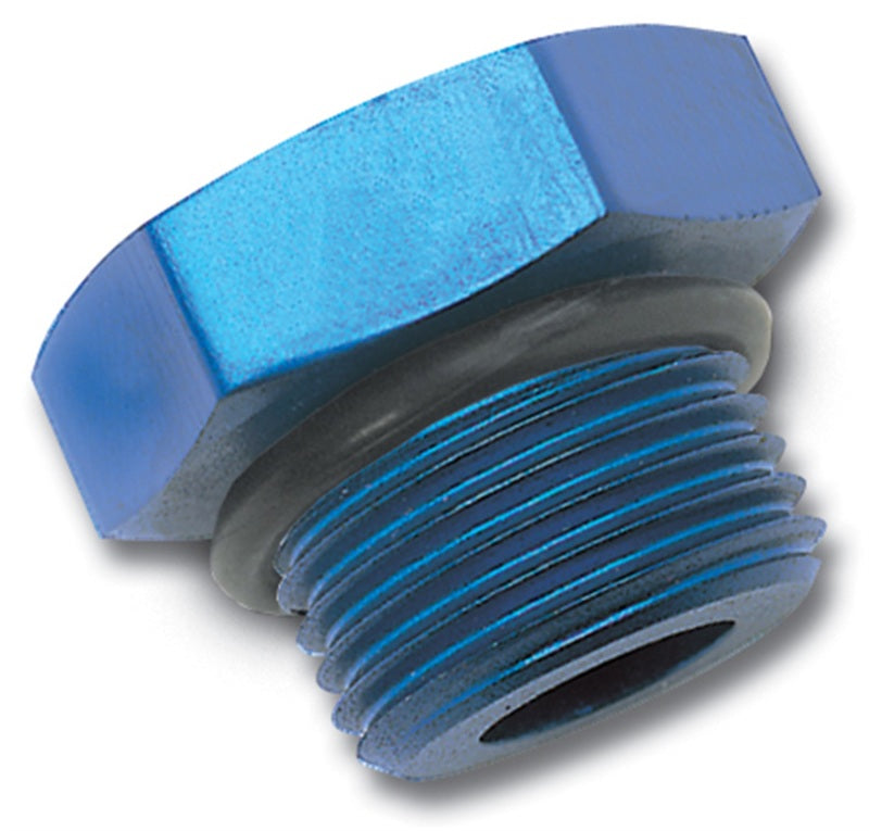 Russell Performance -12 AN Straight Thread Plug (Blue)-thumbmail-3