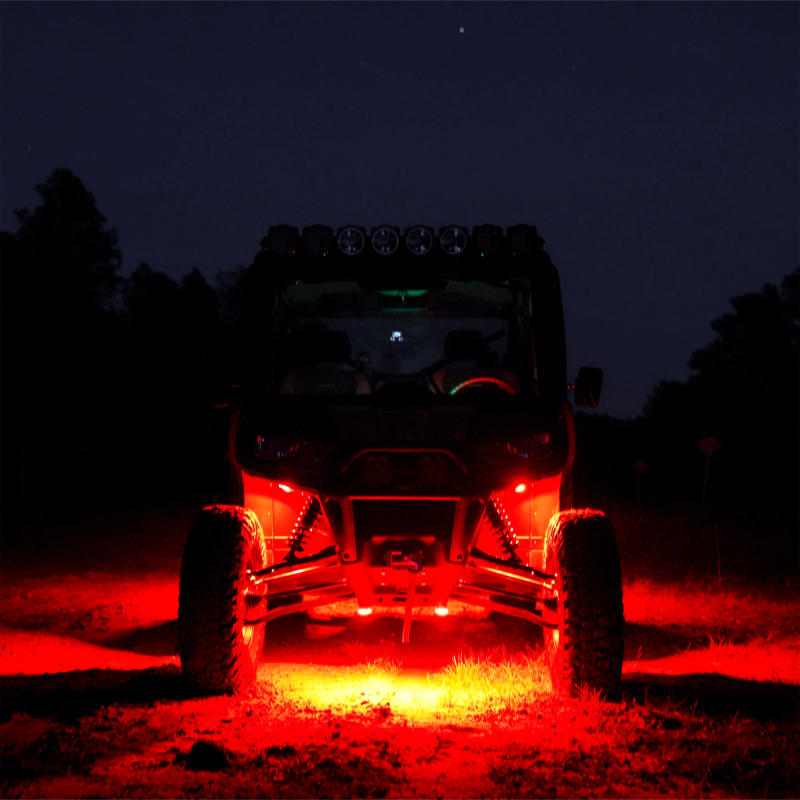 KC HiLiTES Cyclone V2 LED - Replacement Lens - Red - Single-thumbmail-2