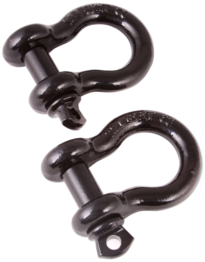 Rugged Ridge 3/4in Black D-Shackles-thumbmail-2