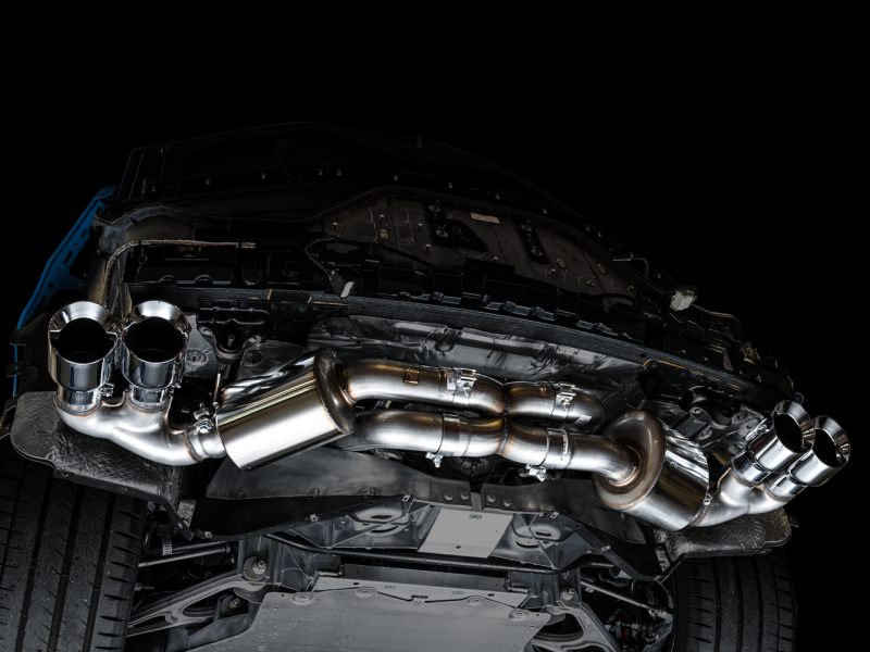 AWE Tuning 2020 Chevrolet Corvette (C8) Touring Edition Exhaust - Quad Chrome Silver Tips-thumbmail-6