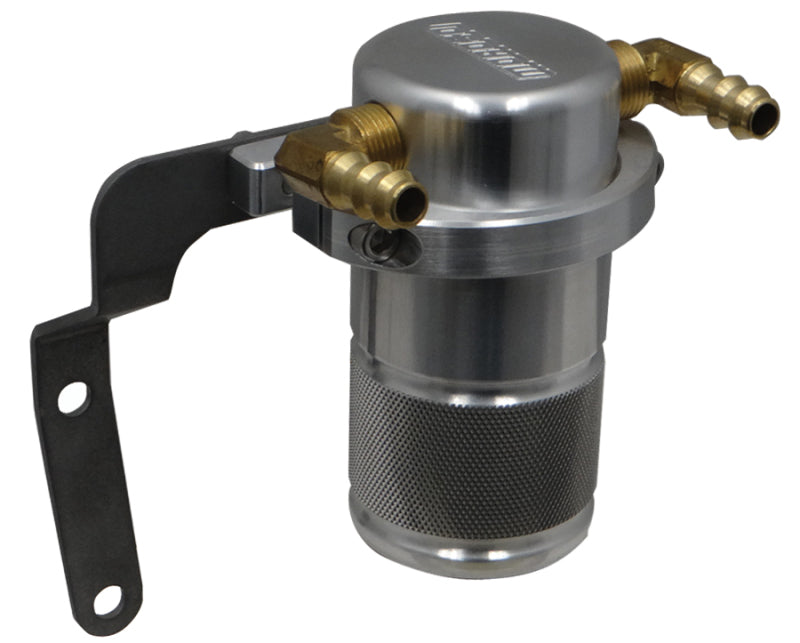 Moroso 14-19 Chevrolet Corvette (Non ZO6) Air/Oil Separator Catch Can - Small Body - Billet Aluminum-thumbmail-1