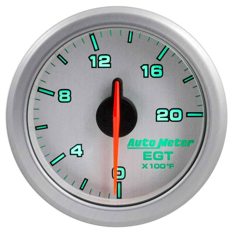 Autometer Airdrive 2-1/16in EGT Gauge 0-2000 Degrees F - Silver-thumbmail-2