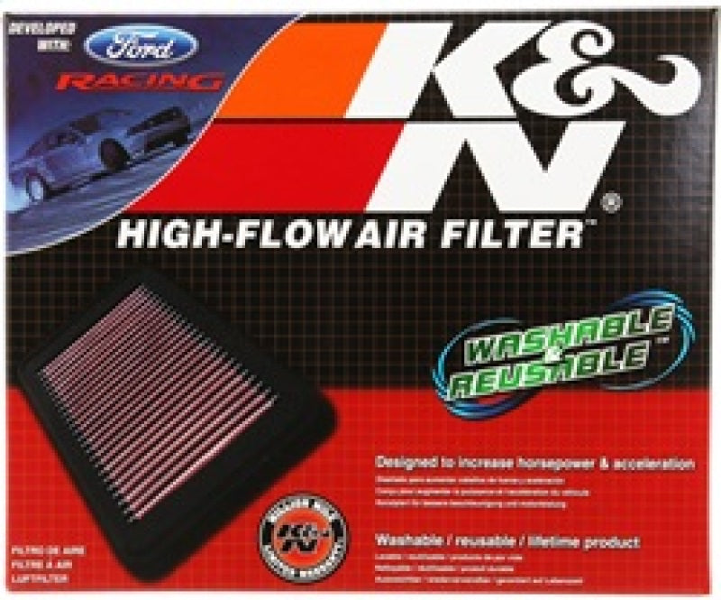 K&N 10 Ford Mustang GT 4.6L-V8 Drop In Air Filter-thumbmail-15