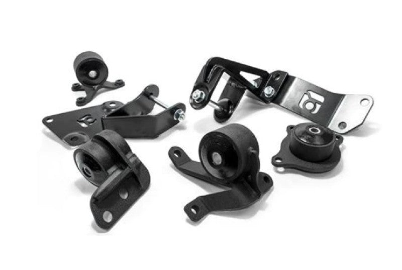 Innovative 01-05 Civic K-Series Black Steel Mounts 95A Bushings (Not K24 Trans)-thumbmail-1