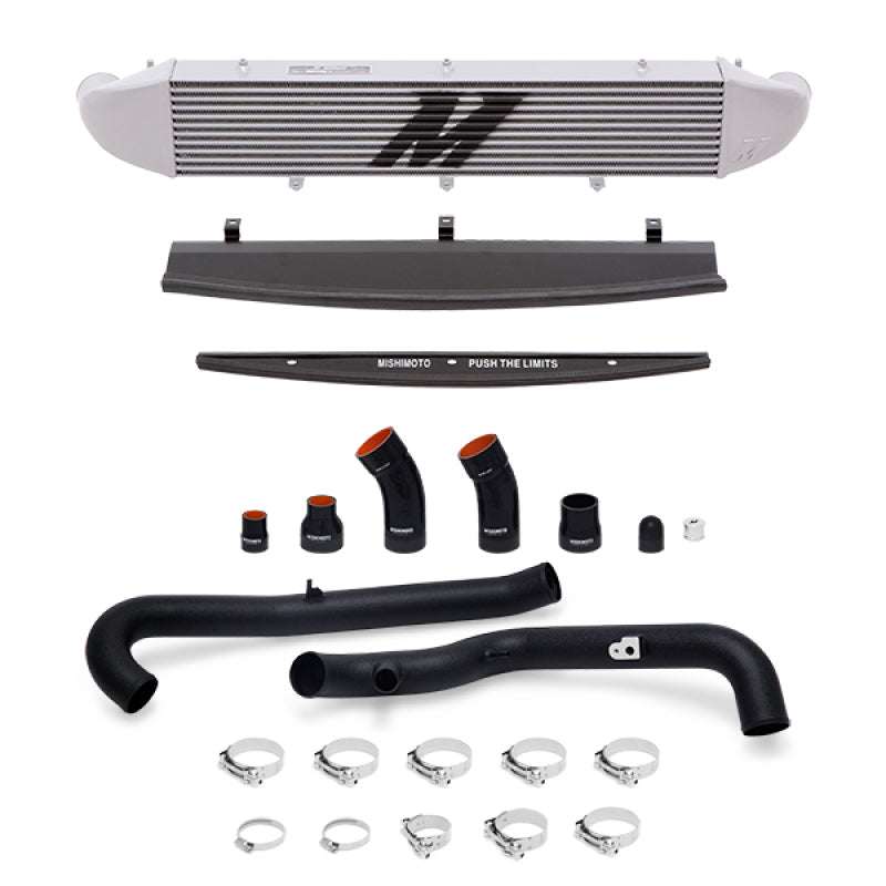 Mishimoto 2014-2016 Ford Fiesta ST 1.6L Front Mount Intercooler (Silver) Kit w/ Pipes (Black)-thumbmail-2