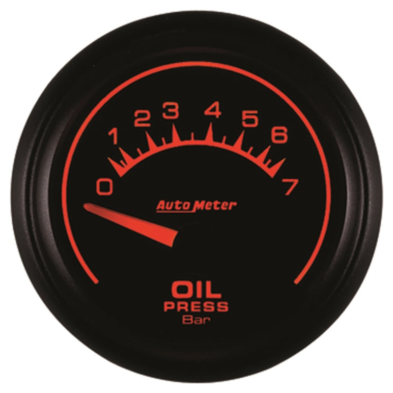 Autometer ES 52.4mm 0-7 Bar Oil Pressure SSE Gauge-thumbmail-1