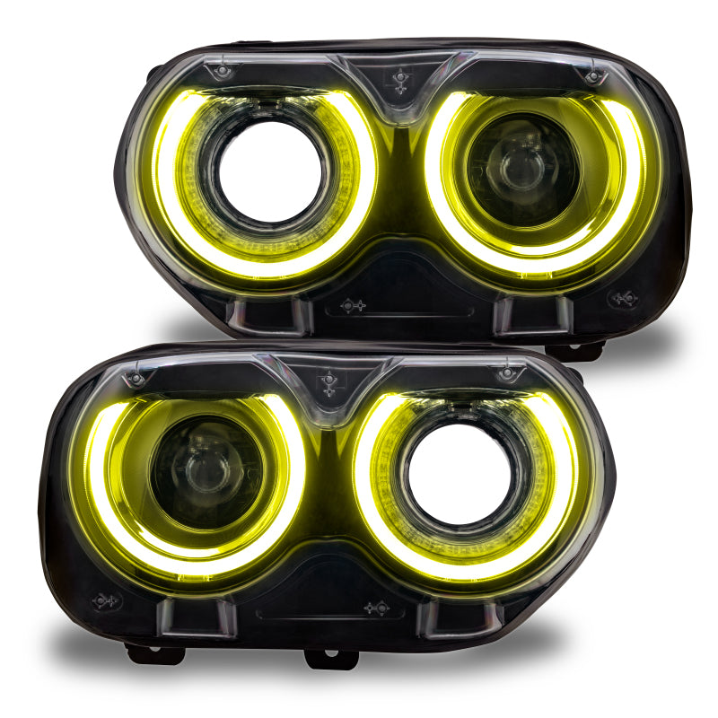 Oracle 15-21 Dodge Challenger RGB+W Headlight DRL Upgrade Kit - ColorSHIFT 2-thumbmail-5
