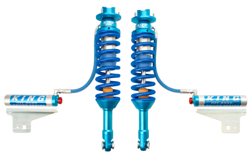 King Shocks 10-14 Ford F150 Raptor 4WD Front 3.0 Dia Remote Reservoir Coilover w/Adjuster (Pair)-thumbmail-1