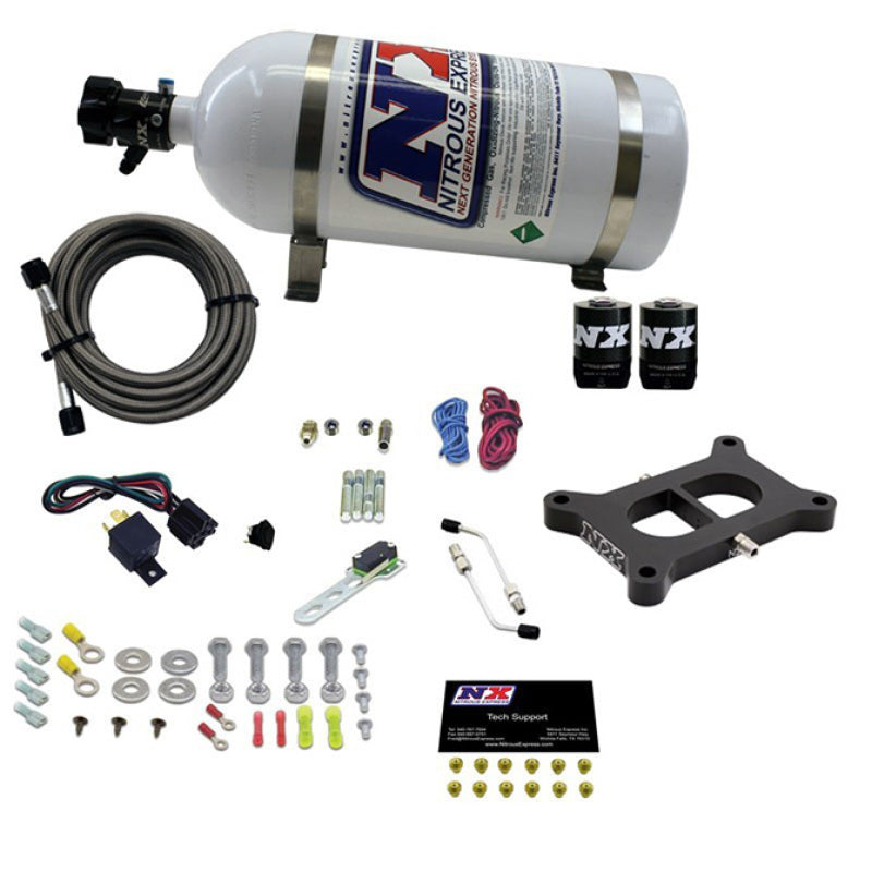 Nitrous Express 2 BBL/Gasoline Nitrous Kit (50-300HP) w/10lb Bottle-thumbmail-1