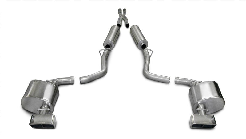 Corsa 09-10 Dodge Challenger R/T 5.7L V8 Manual Polished Xtreme Cat-Back Exhaust-thumbmail-1
