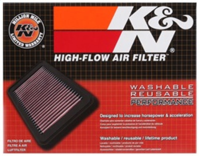 K&N 2017 Nissan Micra 0.9L L3 F/I Replacement Air Filter-thumbmail-5