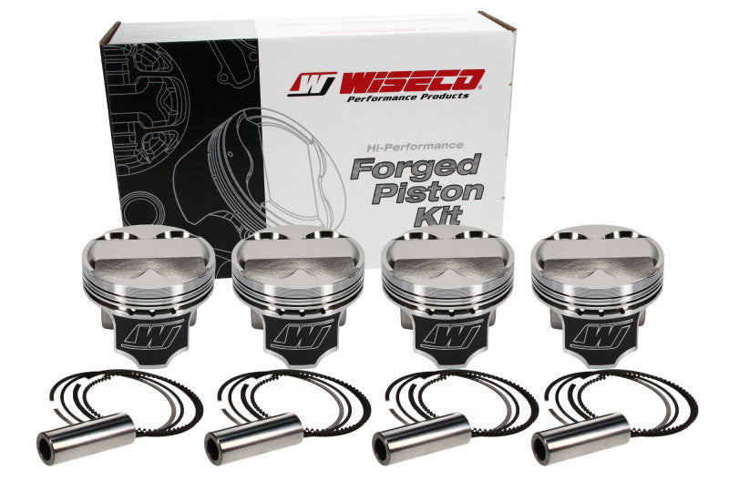 Wiseco Acura 4v DOME +5cc STRUTTED 81.5MM Piston Kit-thumbmail-5