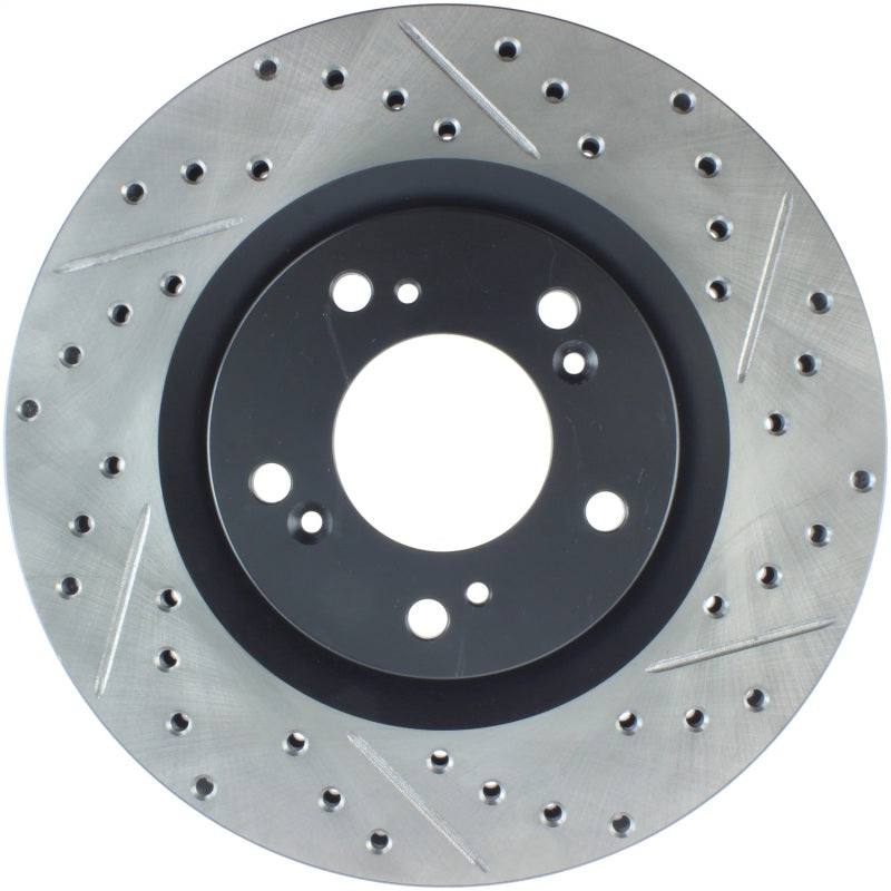 StopTech 00-09 S2000 Slotted & Drilled Left Front Rotor-thumbmail-2