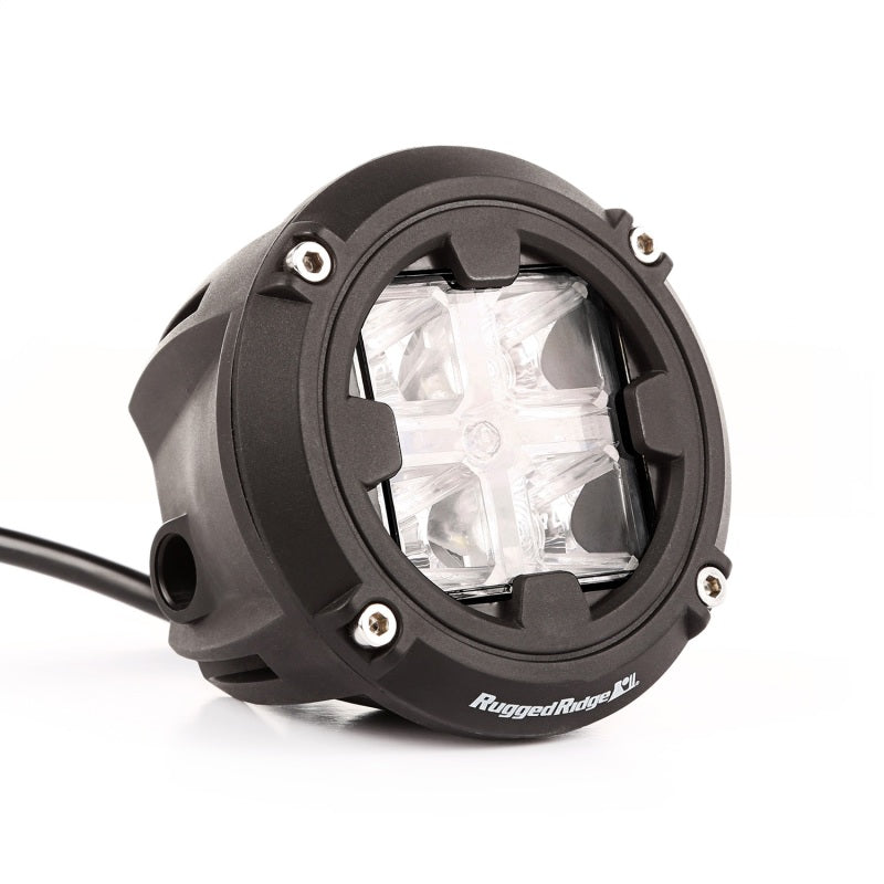 Rugged Ridge Round LED Light 3.5in Combo High/Low Beam-thumbmail-7