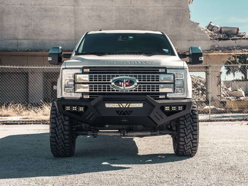 Road Armor 17-20 Ford F-250 SPARTAN Front Bumper Bolt-On Pre-Runner Guard - Tex Blk-thumbmail-2